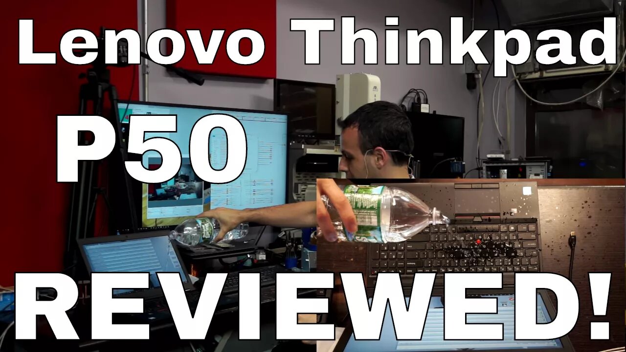IS IT SPILL PROOF? Lenovo Thinkpad P50 review + spill damage test