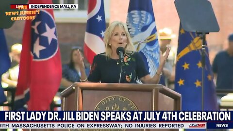 Jill Biden does much better reading from a teleprompter.