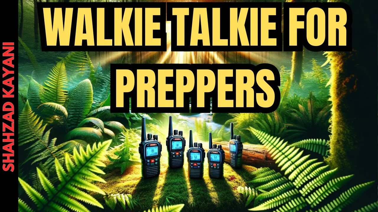 Walkie Talkie For Preppers & Survival