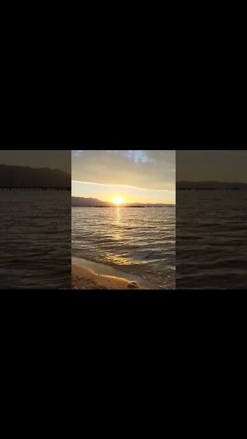 Beautiful Sunset At Lake Tahoe