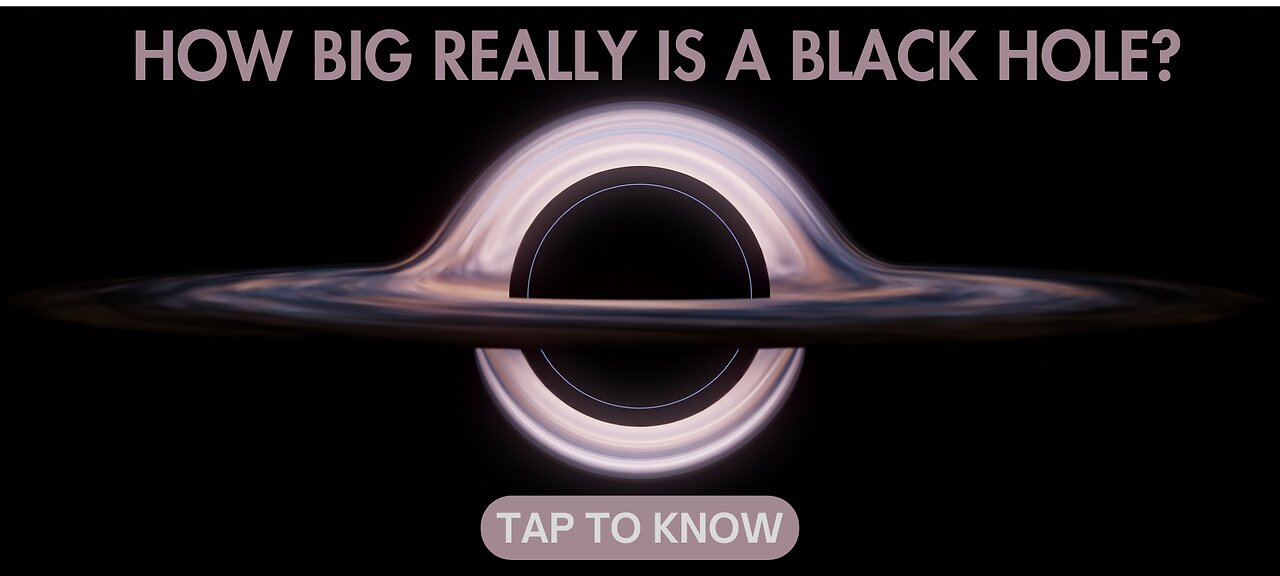 HOW BIG REALLY IS A BLACK HOLE?