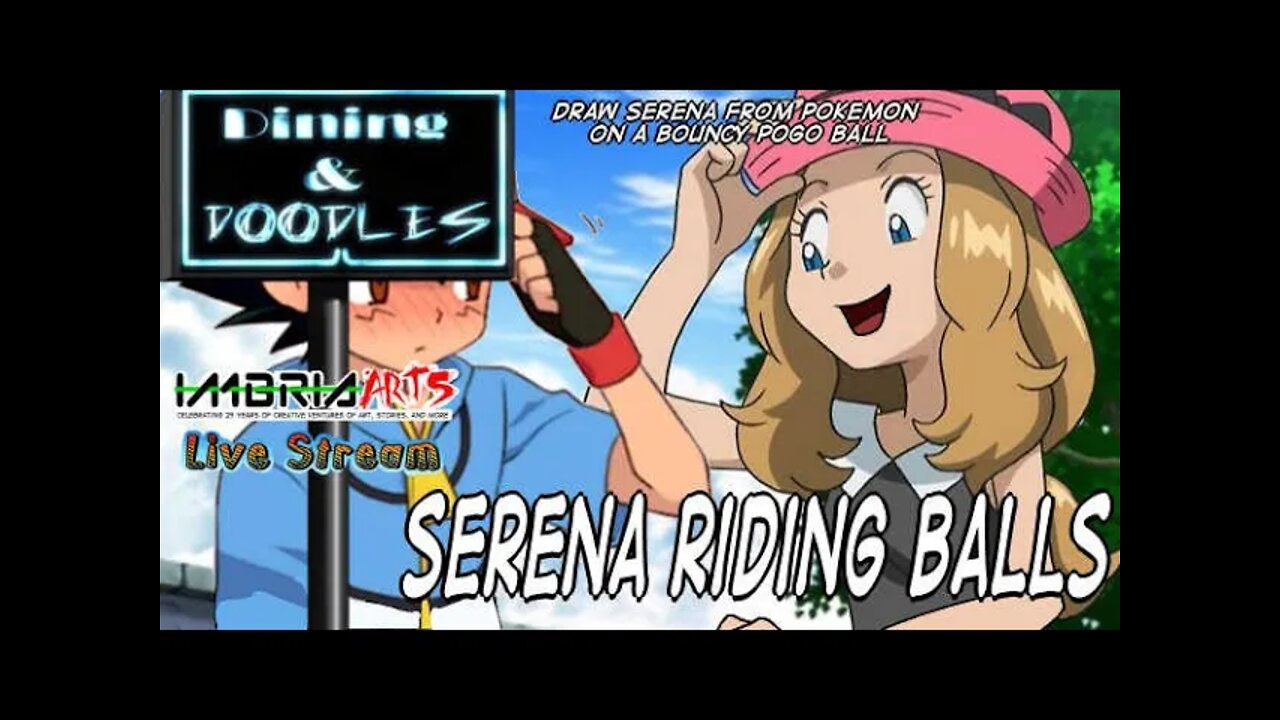 Dining And Doodles: Serena Riding Balls