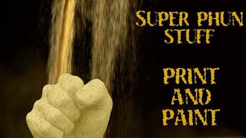 Print and Paint - Episode 9 - Sandman Miniature