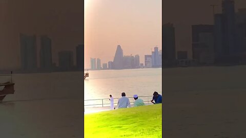 Qatar evening 🇶🇦 |trending |short #work #shortvideos #travel #viralquote #inspirationalquotes