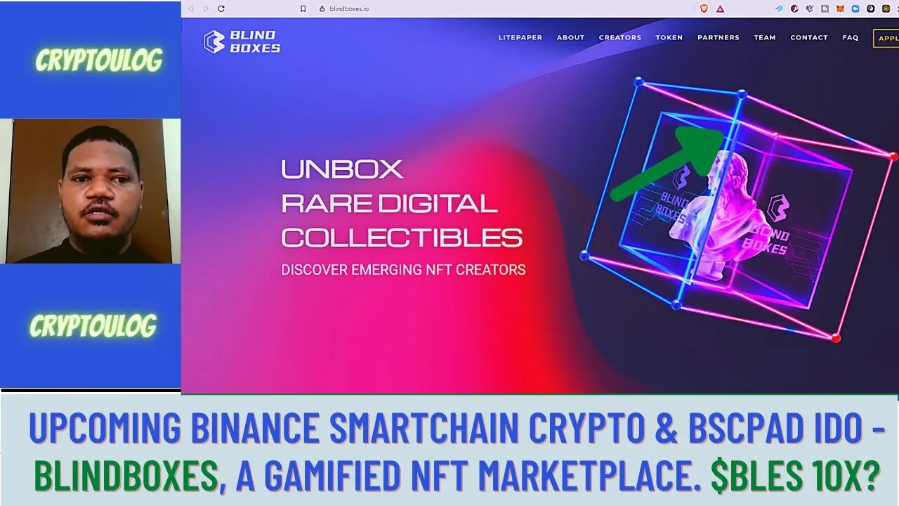 Upcoming Binance Smartchain Crypto & BSCPAD IDO - Blindboxes, A Gamified NFT Marketplace. $BLES 10X?
