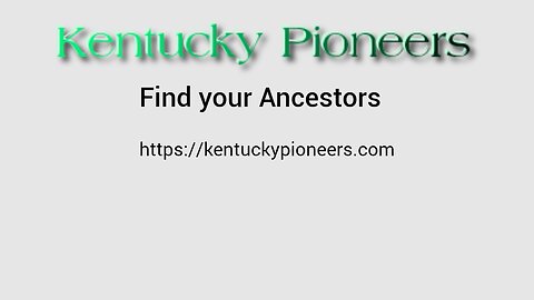 Find your Kentucky Families