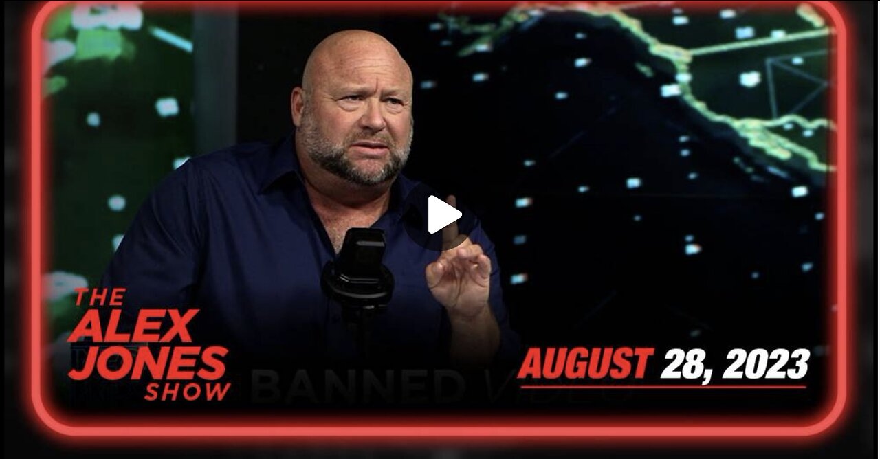 Alex Jones Show 8 28 23 CDC Damage Control Falls Apart! Feds Continue Rollout of Covid Restrictions