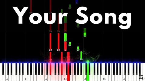 Your Song Elton John Piano Tutorial