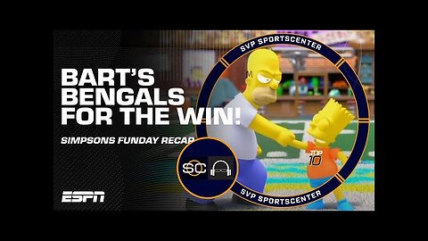 D'OH! 🤦‍♂️ Bart's Bengals DEFEAT Homer's Cowboys! 🏆 Simpsons Funday Football recap | SC with SVP