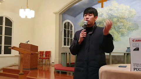 David Kim From Korea shares his testimony at TCI Church Stockholm.