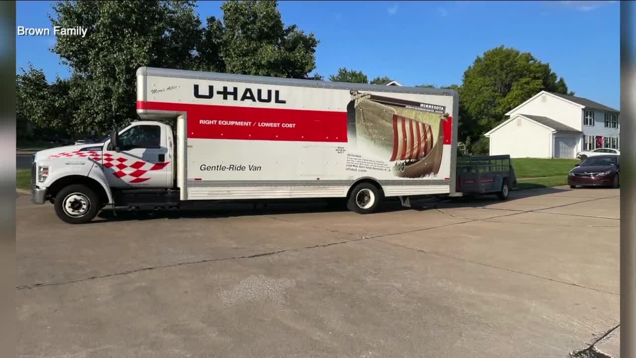 U-Haul apologizes for mistake after family's belongings lost in moving truck mixup