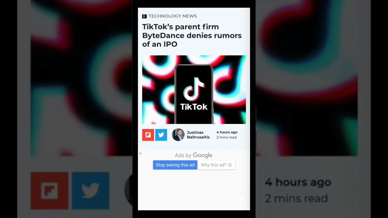 TikTok’s Parent Firm ByteDance Denies Rumors of an IPO #tiktok #crypto #viral #trending