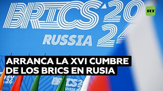 36 países, 22 líderes: Arranca la XVI Cumbre de los BRICS en Rusia