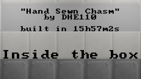 Hand Sewn Chasm (Box 769) | Inside the Box