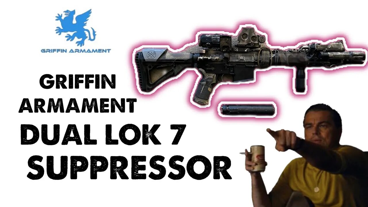 This Silencer Mounting system is ROBUST: Griffin Armament Dual LOK 7