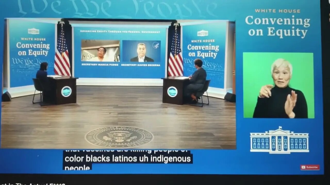 "We know that vaccines are killing twice as many black Americans" - The White House