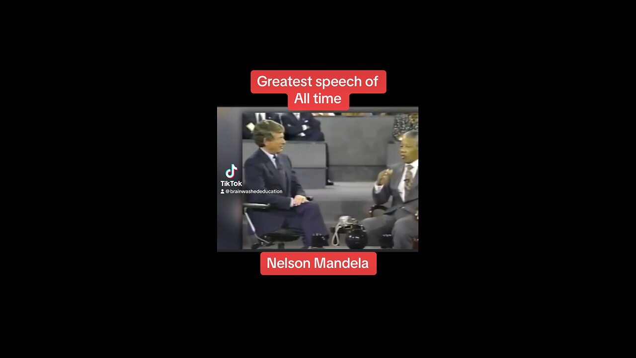 Nelson Mandela greatest speech of all time!