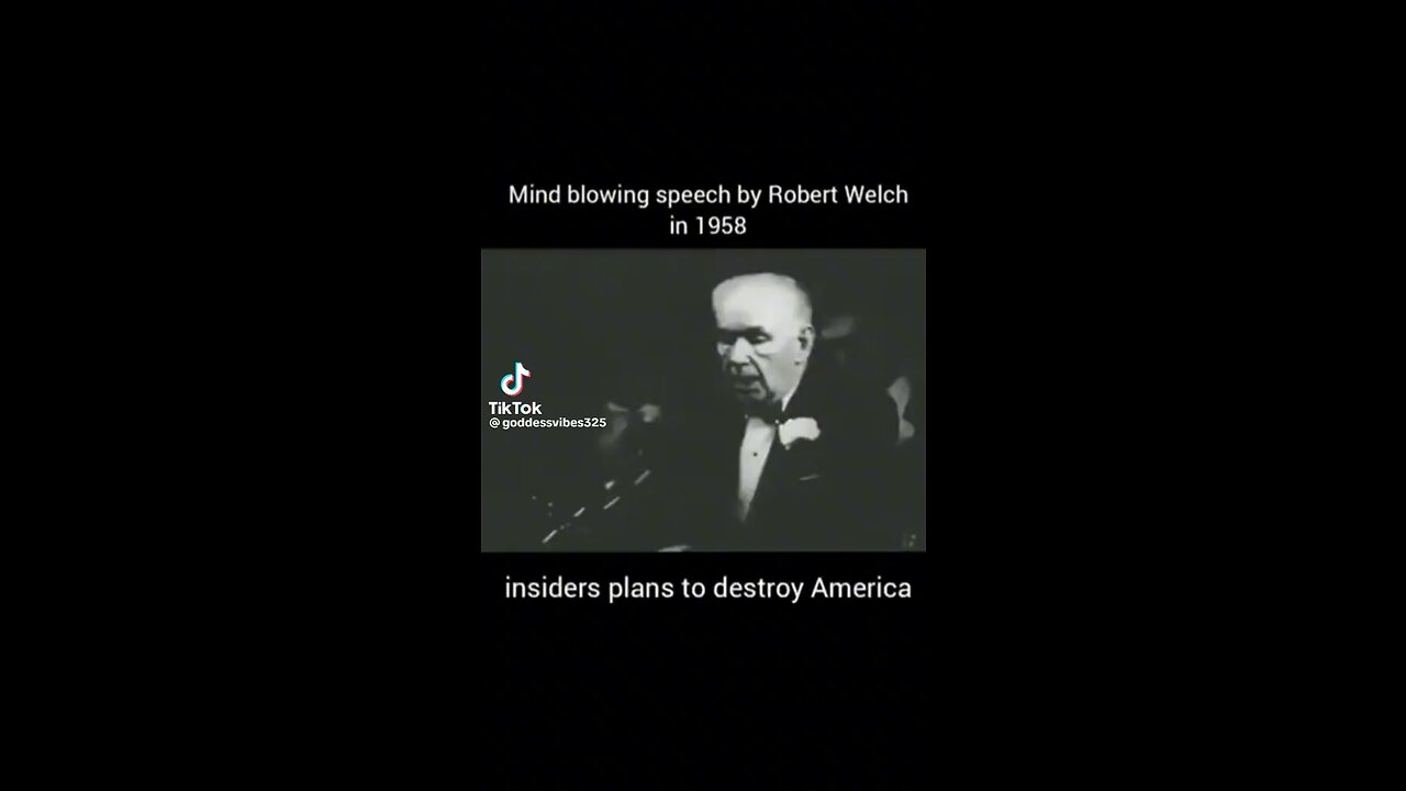 1958 speech of Robert Welch