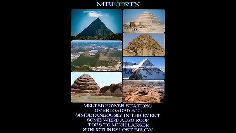 PYRAMIDS ARE BRICK POWER STATIONS #MELTOLOGY