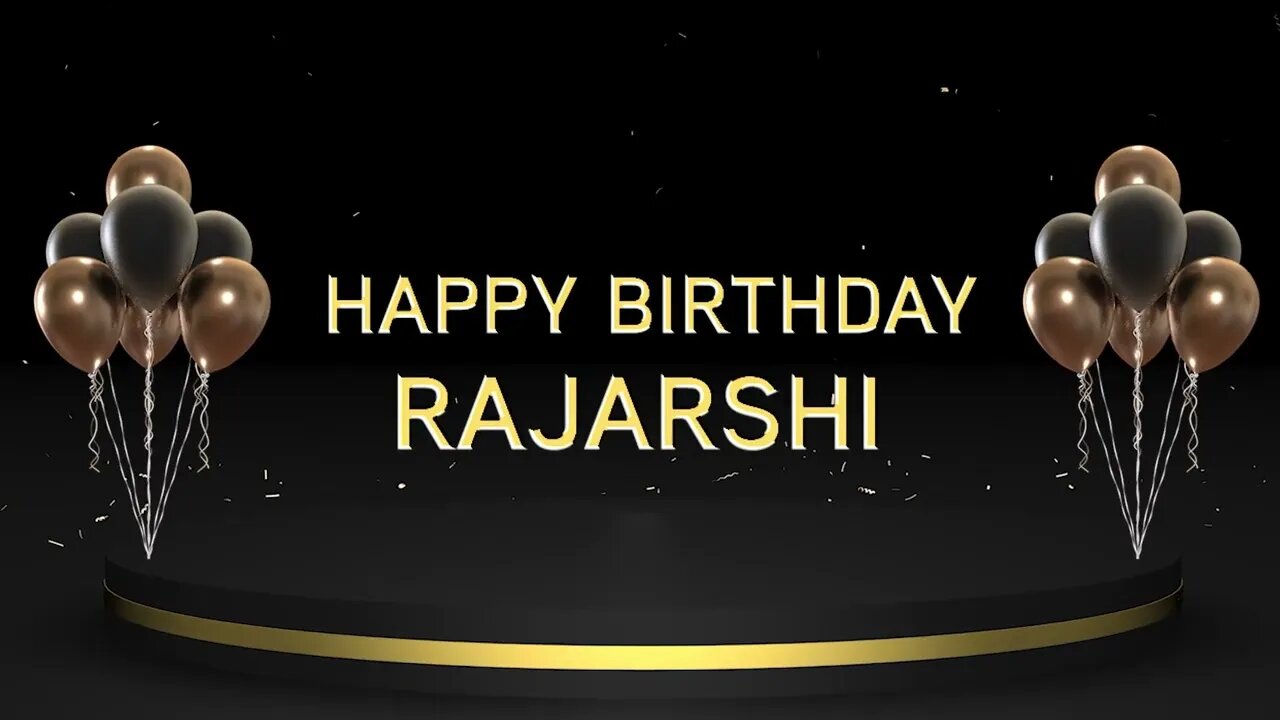 Wish you a very Happy Birthday Rajarshi
