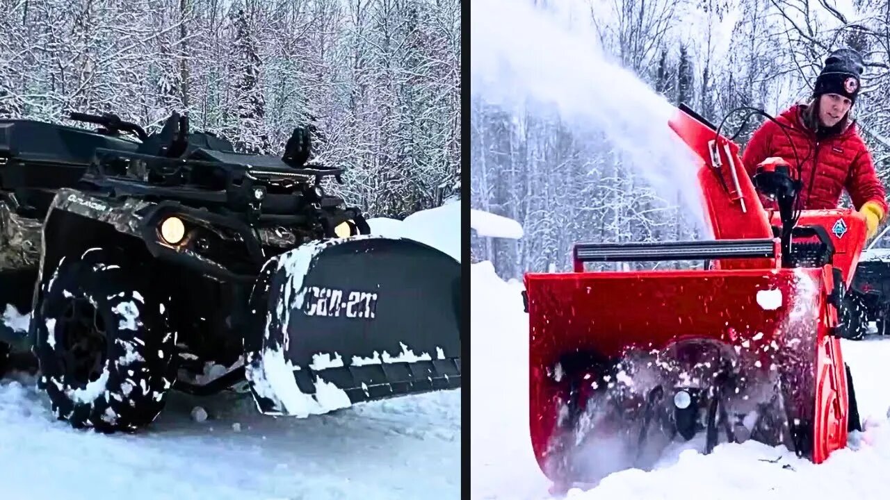 ULTIMATE Showdown: Best Snow Blower vs ATV Snow Plow