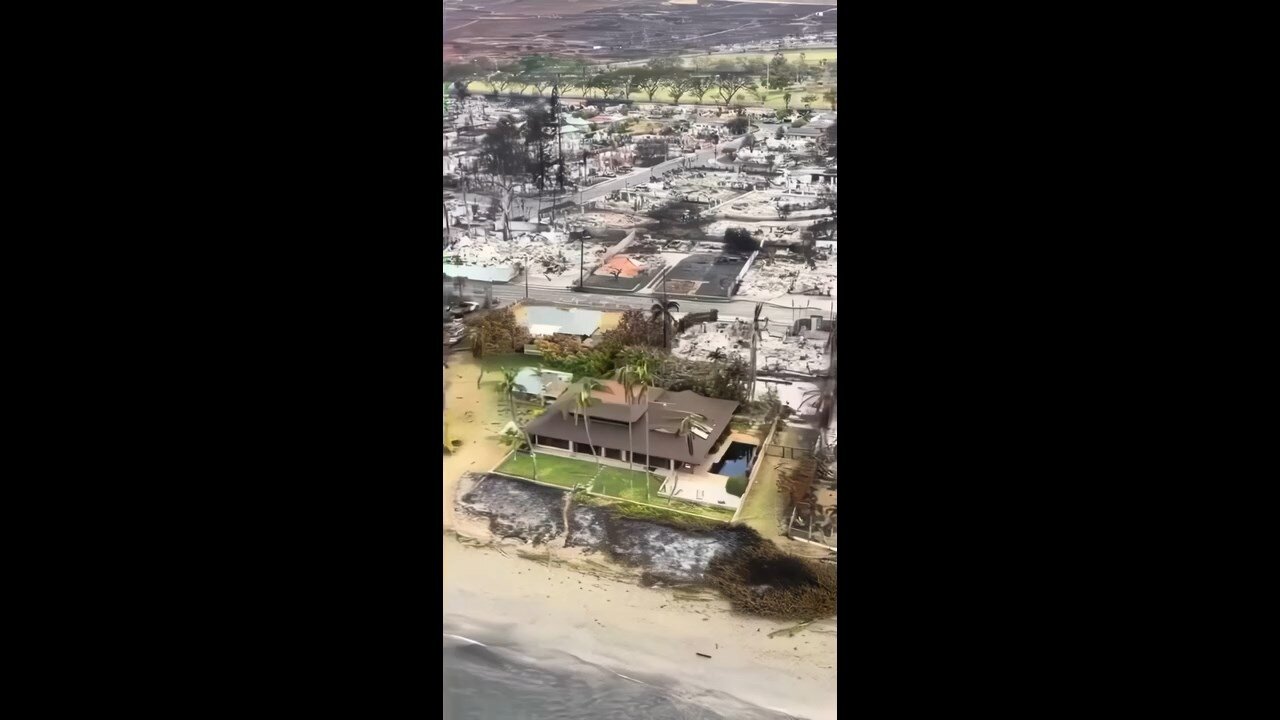 Maui - Directed Energy weapon - The fires did not reach the homes of the rich