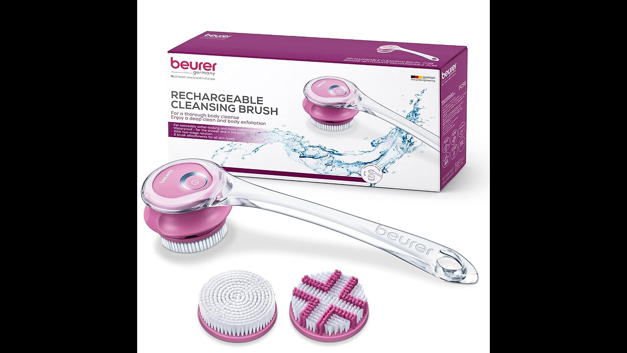 Electric Body Scrubber for Exfoliating and Massage,