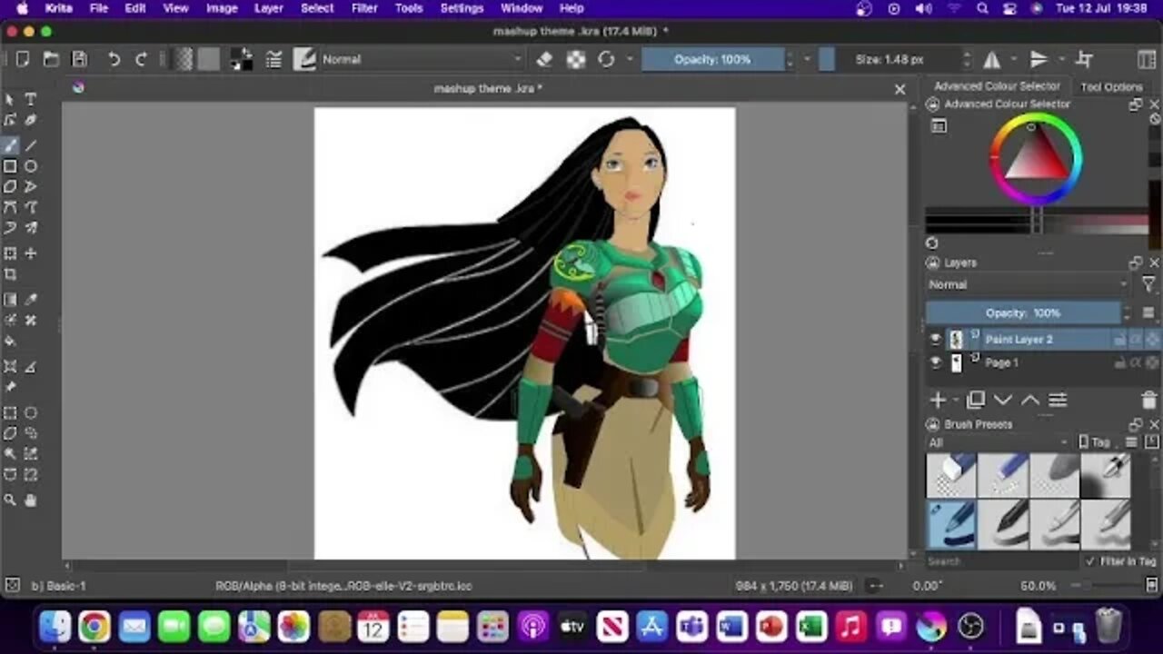 Pocahontas Mandalorian Transformation Pt3