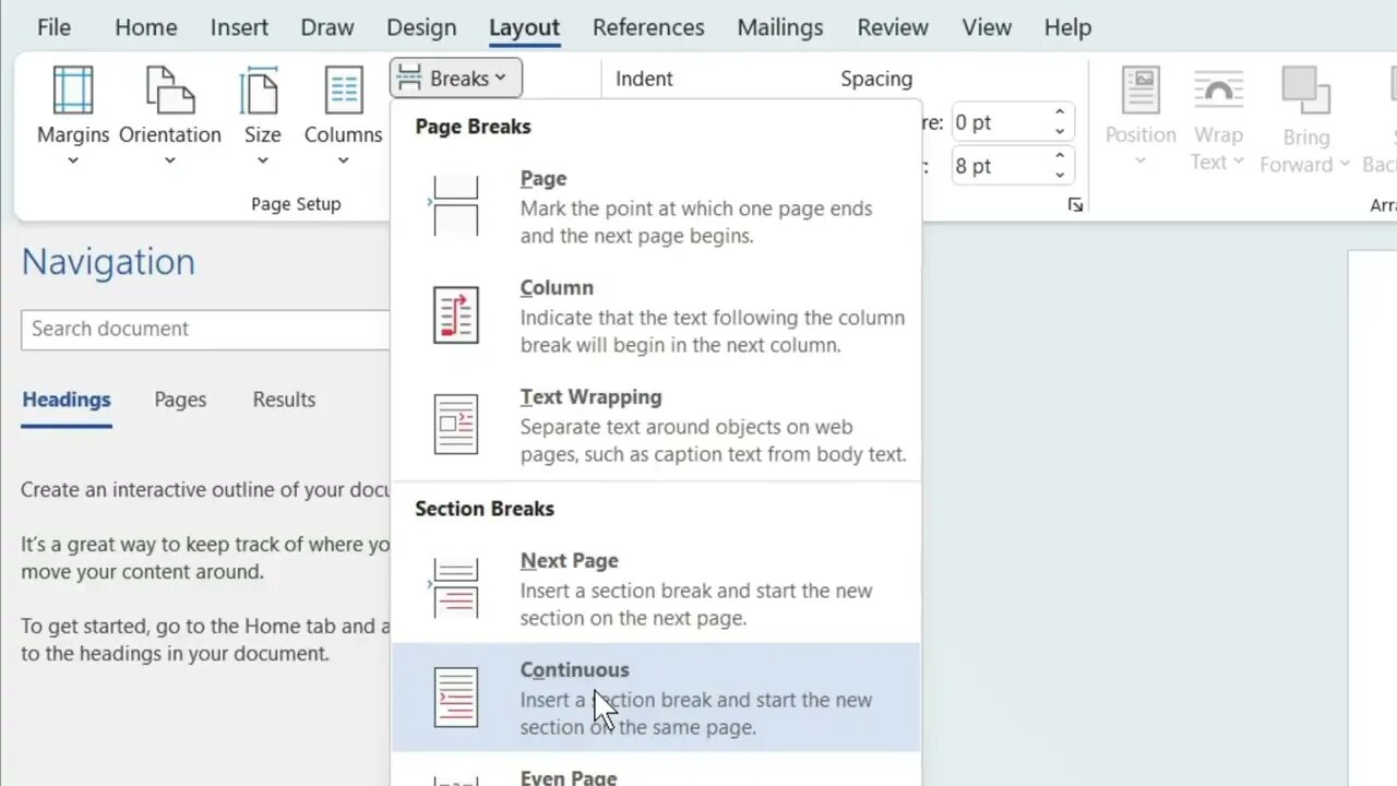 How To Use Columns in MS Word