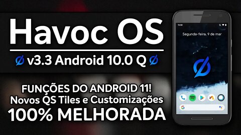 Havoc-OS ROM v3.3 | Android 10.0 Q | NOVAS FUNÇÕES DO ANDROID E QS TILES, MUITO MELHORADA!