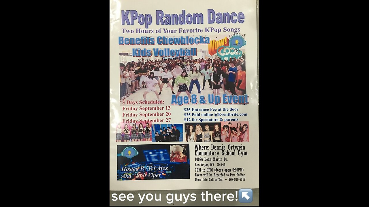 KPop Random Dance Event in Las Vegas Sept 13 FRIDAY! GOto Comments for more Info