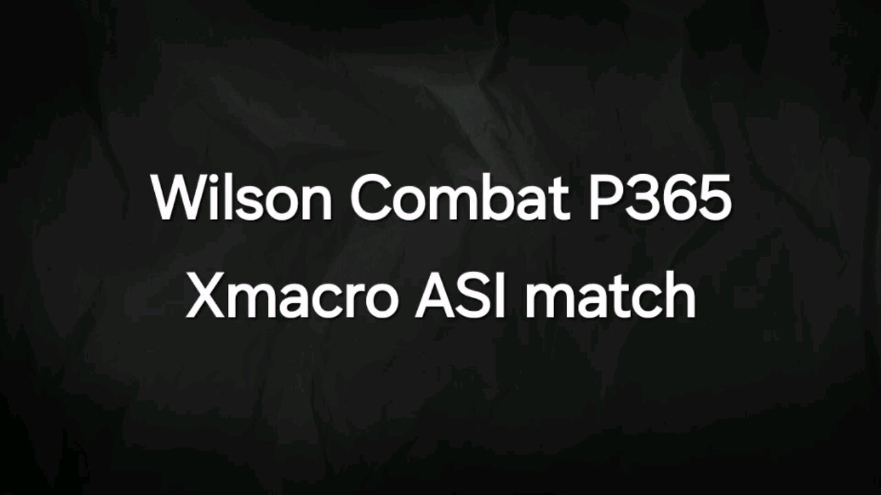 ASI Wilson Combat P365 Xmacro