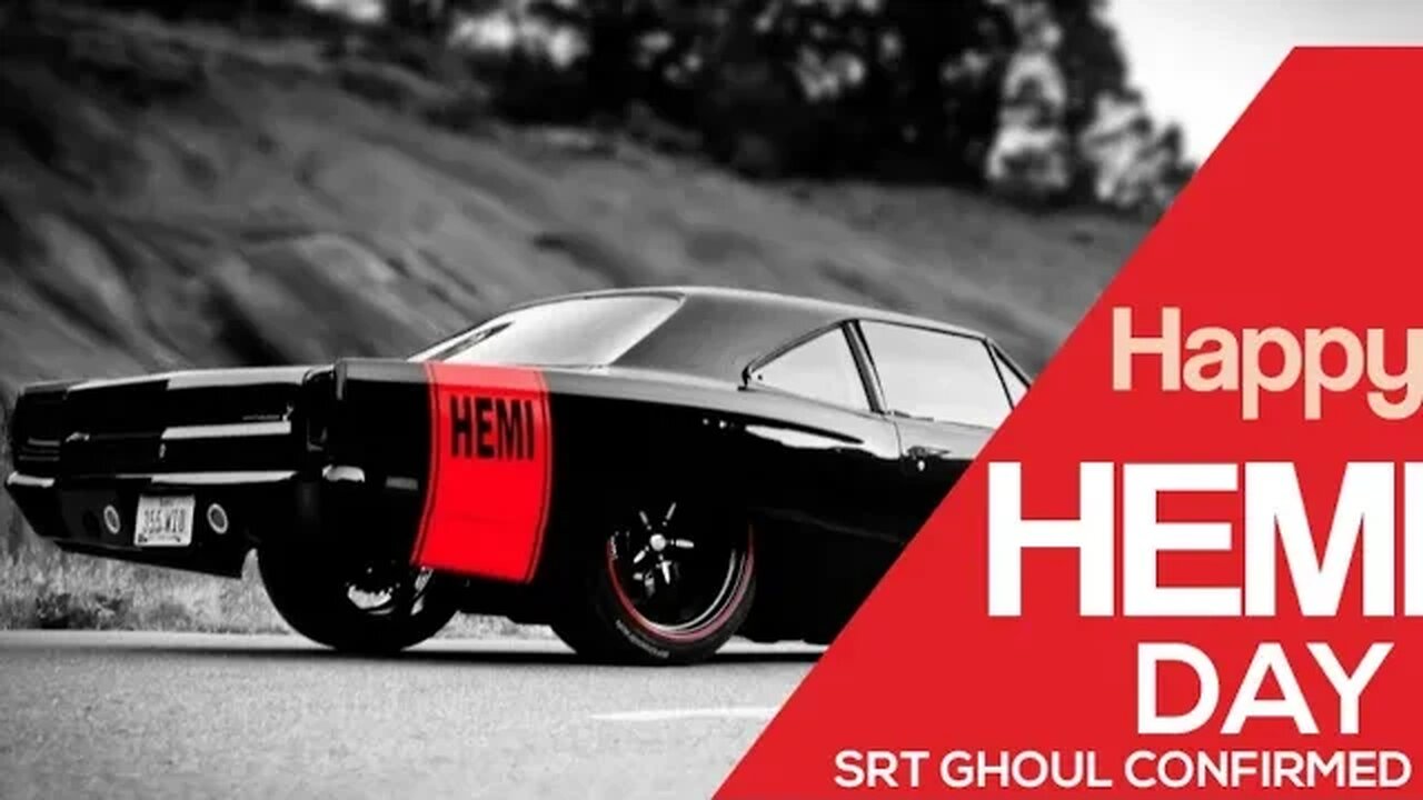 HAPPY HEMI DAY 4/26/21 SRT GHOUL SHOWN ON VIDEO