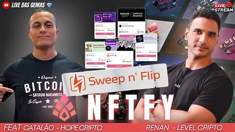 LIVE DAS GEMAS - NFTFY E SWEEP N' FLIP