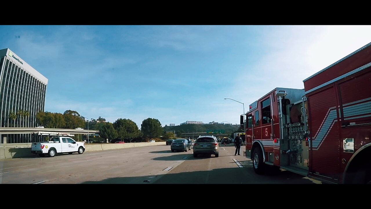 Blasian Babies DaDa Sees Multi Car Crash Hwy 163 To I-8 Off-Ramp!