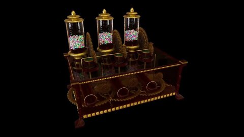 4K Steampunk Candy Machine Animation