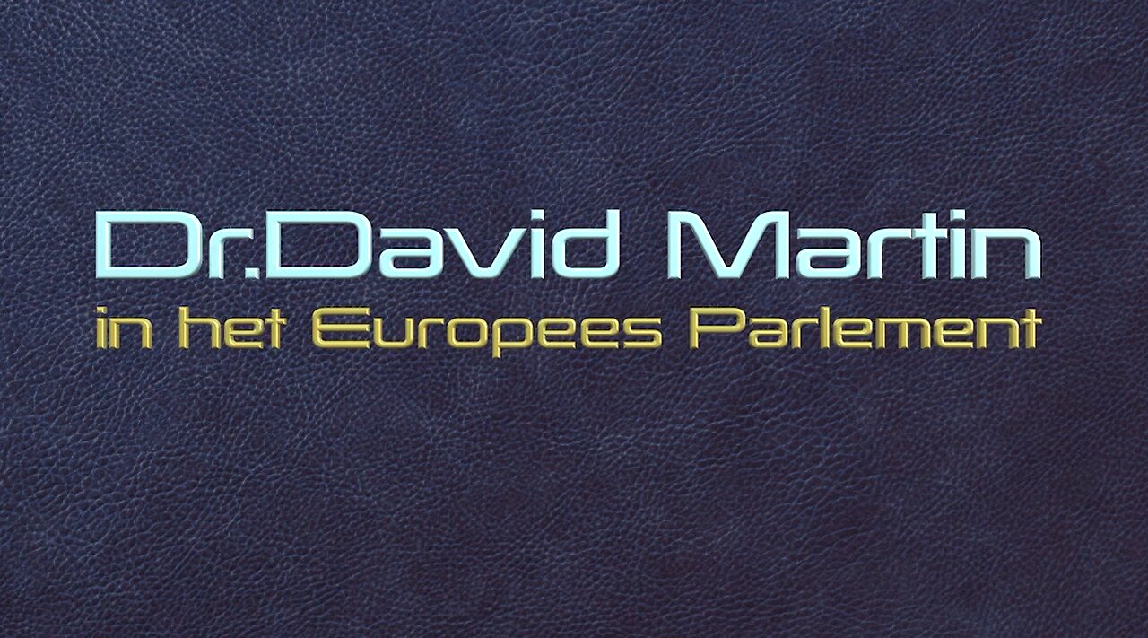 DAVID MARTIN in het Europees parlement - Nederl. OT. - Open Vizier