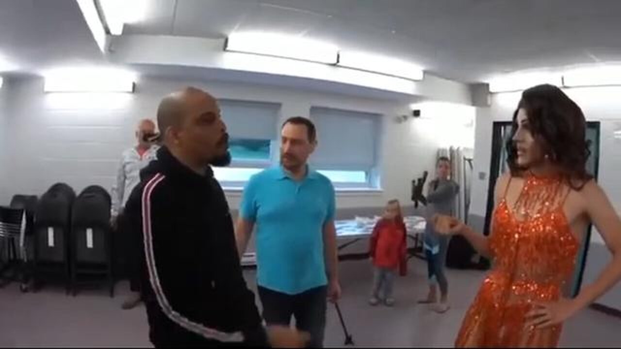 Tranny Paid To Entertain Children In A "Church"