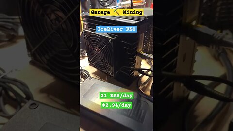 Garage #Mining ⛏️ #Kaspa 💰