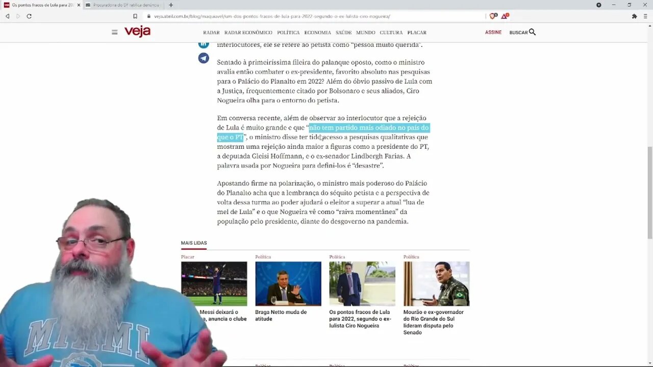 Ciro Nogueira concorda comigo Lula tem telhado de vidro e não se elege em 2022 — PETER TURGUNIEV