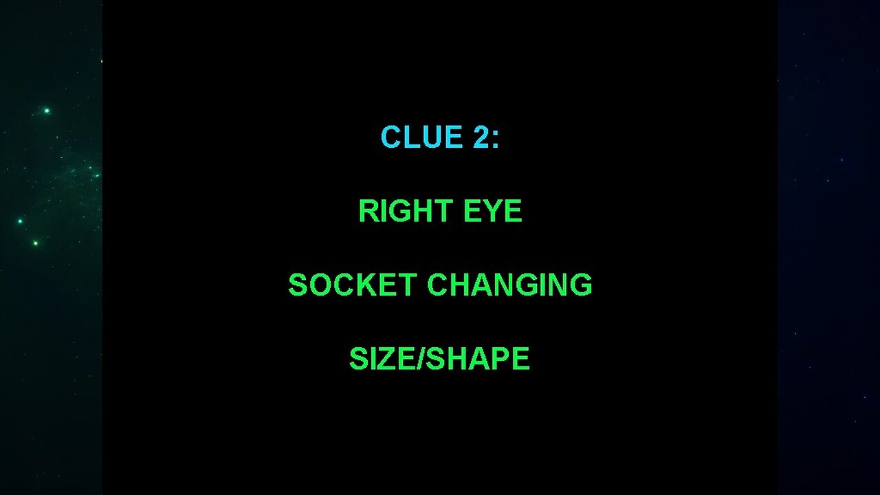 Clue 2 (Andrew Burlington's The "Alien Interview" Video Analysis)