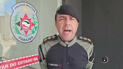 COMANDANTE DO 5º BATALHÃO GRAVA VÍDEO PARA TRANQUILIZAR MORADORES DE BAIRRO DE JOÃO PESSOA