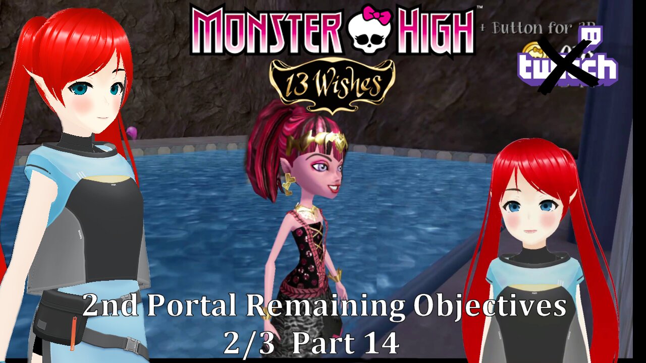 Monster High : 13 Wishes : 2nd Portal All Remaining Objectives 2/3 Pt 14