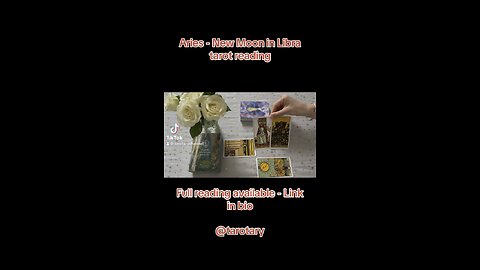 Aries♈️- Beware of impulsive commitments! New Moon in Virgo General tarot reading extract