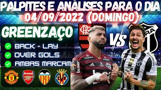 PALPITES DE FUTEBOL PARA O DIA 04 09 2022 (SEXTA) DICAS DE APOSTAS ESPORTIVAS E PALPITES PARA HOJE