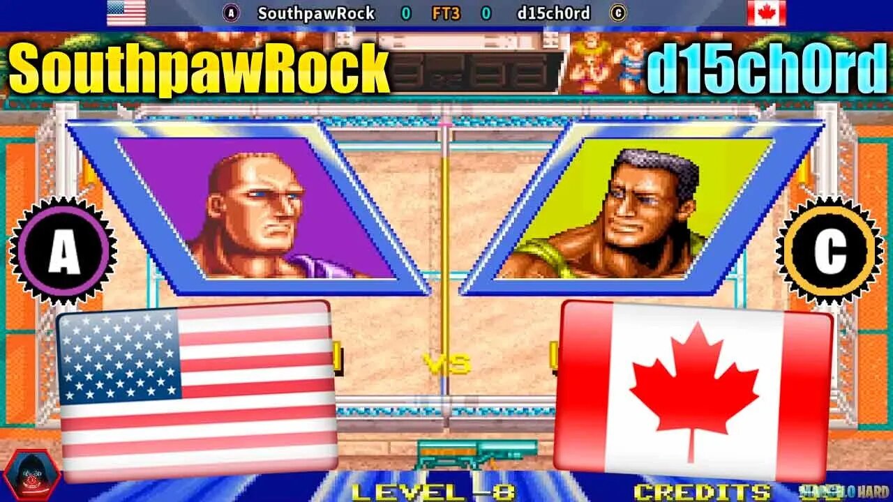 Windjammers (SouthpawRock Vs. d15ch0rd) [U.S.A. Vs. Canada]