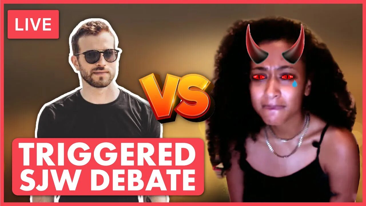 Triggered Feminist Can’t Stop Interrupting Me (Heated Debate)