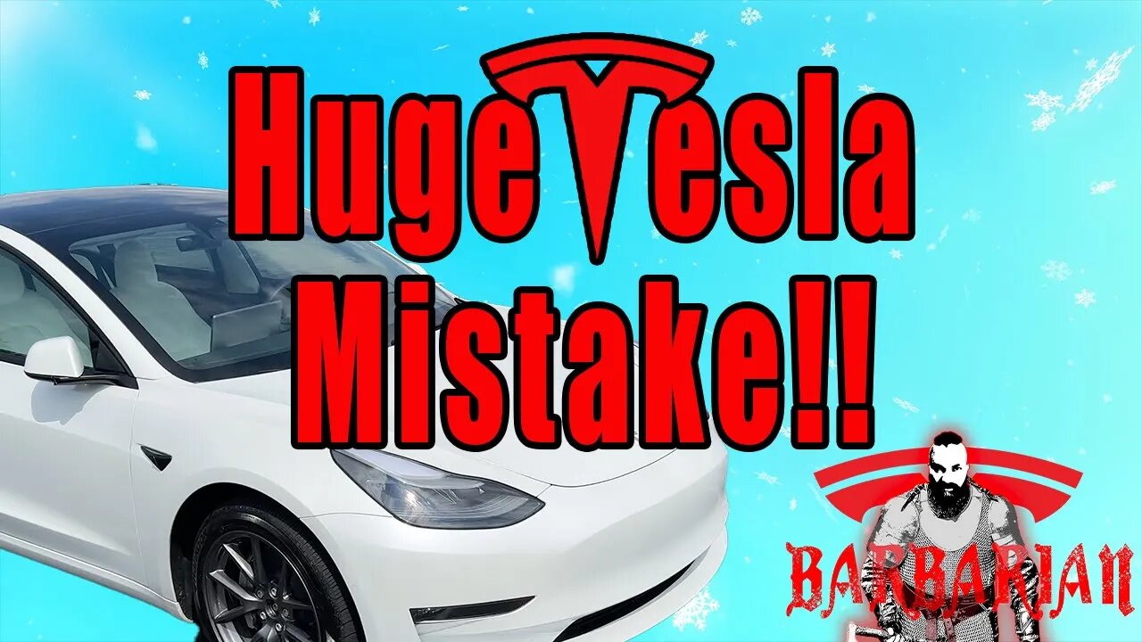 I Did a Bad Thing with My Tesla Model 3 - BIG Tesla No-no! - Did I Ruin Christmas for My Model 3??