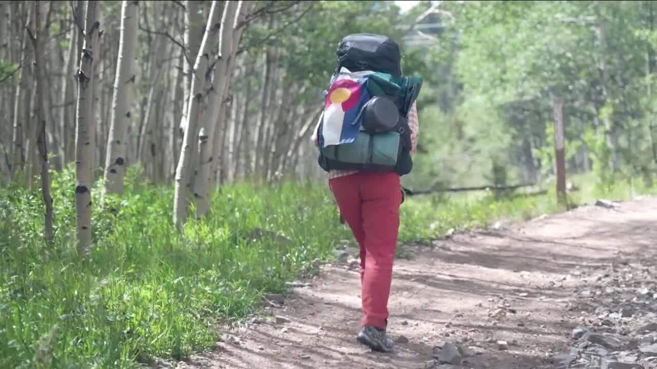 Boulder woman is attempting to criss-cross Colorado by herself while raising money for charity