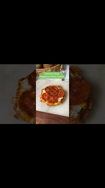 Carnivore keto pepperoni pizza #carnivorediet #animalbased #carnivore #ketorecipes #carnivorerecipes